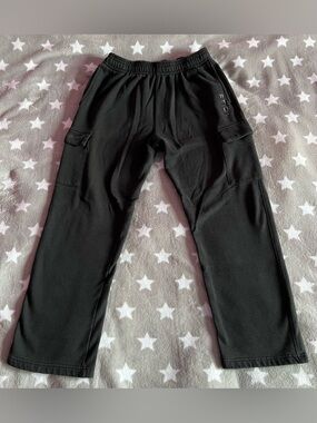 Men's AND1 Black Cargo Sweatpants